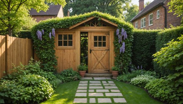 Comment cacher sa cabane de jardin ?
