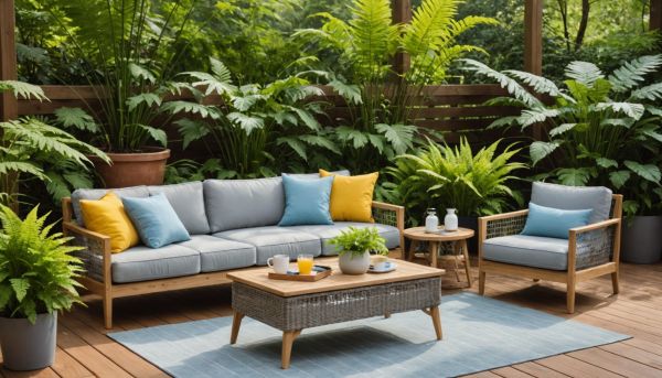 Comment nettoyer un salon de jardin ?